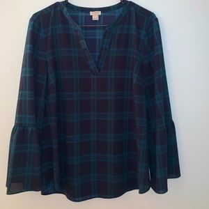 JCREW Bell Sleeved Blouse